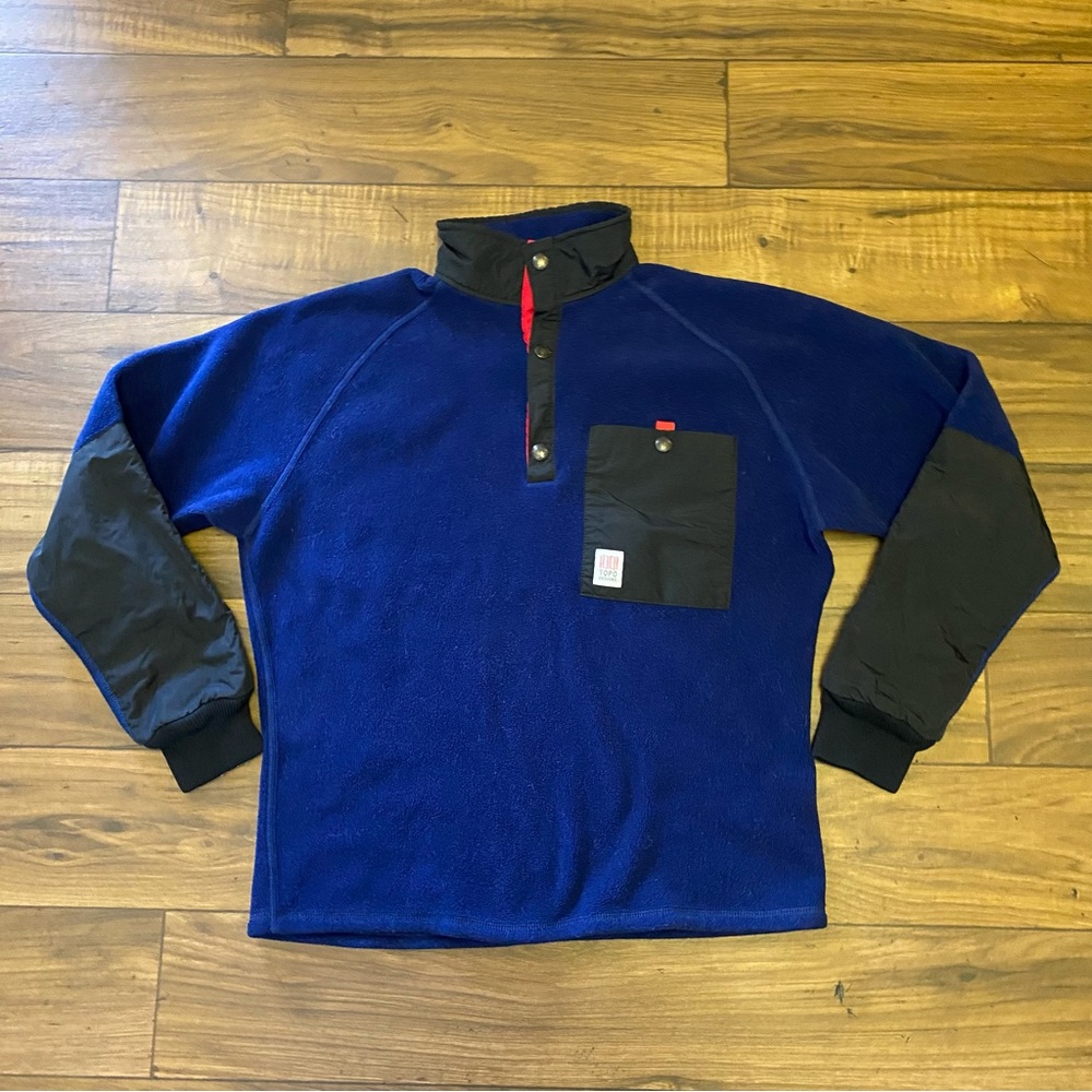 Topo Designs Pocket Fleece Sz Small Women’s